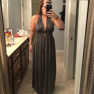 Grey maxi dress